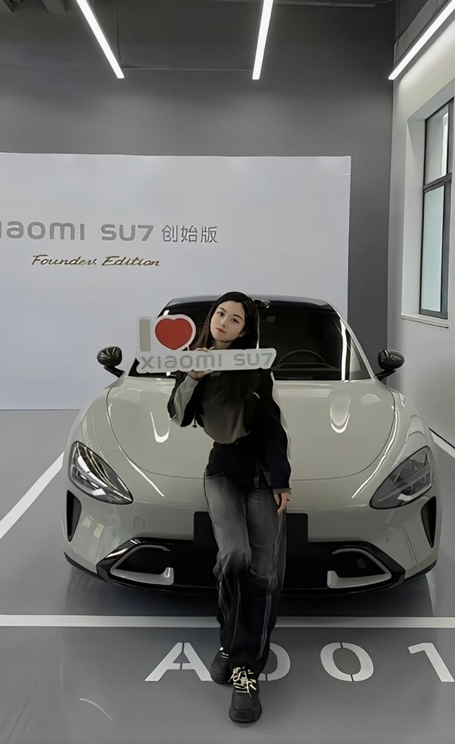质量都这么高的吗？仙女也就长这样吧mg不朽情缘小米SU7的美女车主(图10)