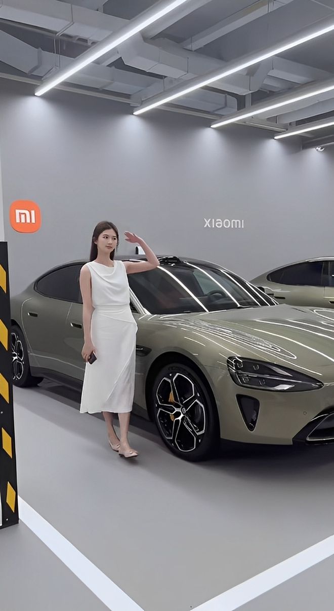 质量都这么高的吗？仙女也就长这样吧mg不朽情缘小米SU7的美女车主(图3)